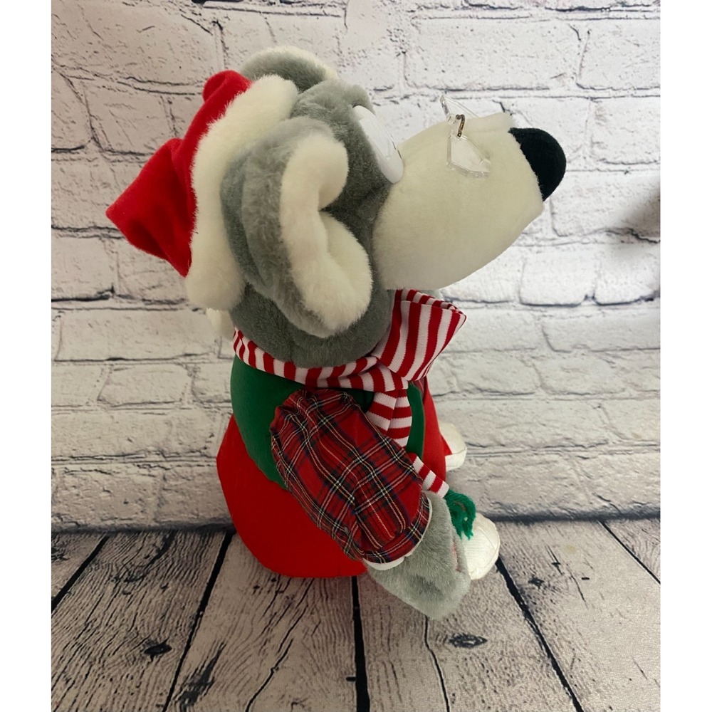Thomas Pacconi Classic Mr &‎ Mrs Mouse Christmas Animated Plush Jingle Bells - Picture 8 of 16
